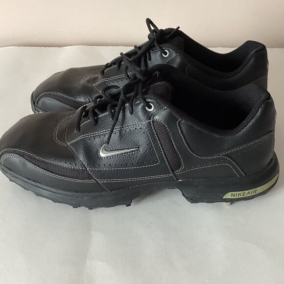 Nike Air Power Channel Men's Black Golf Golfing Shoes Size US 7.5 W Activewear - Picture 6 of 14